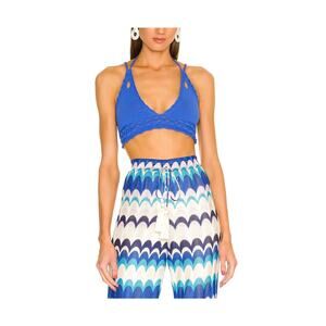 Alexis 'Buras' Blue Viscose Top Size S